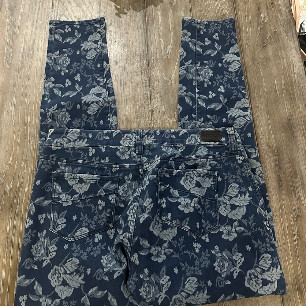 Dear John Blue Mini Pencil Jeggings for Casual Wear - Picture 6 of 13